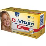 D-Vitum 800 j.m.  kapsułki twist-off z witaminą D dla dzieci, 90 szt.