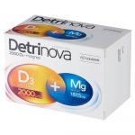 Detrinova 2000 D3 + Magnez  tabletki z witaminą D3 i magnezem, 60 szt.