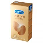Durex Real Feel prezerwatywy nowej generacji, nie-lateksowe, 10 szt.