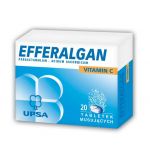 Efferalgan Vitamin C tabletki musujące pomagające uzupełnić niedobory, 20 szt.