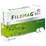 Filomag B6 40mg+5mg  tabletki na niedobory magnezu, 75 szt.