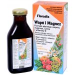 FLORADIX Wapń i Magnez  płyn z formułą płynnego wapnia magnezu cynku i witaminy D, bezglutenowy, 250 ml 