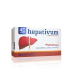 Hepativum tabletki ze składnikami wspierającymi prawidłową pracę wątroby, 40 szt.