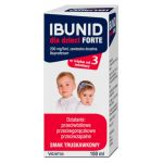Ibunid dla dzieci Forte zawiesina doustna przeciwbólowa i przeciwgorączkowa o smaku truskawkowym, 100 ml