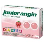 Junior-angin tabletki do ssania dla dzieci na ból gardła, 36 szt.