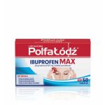 Laboratoria PolfaŁódź IBUPROFEN MAX  tabletki o działaniu przeciwbólowym i przeciwgorączkowym, 50 szt.