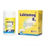 Laktomag B6 tabletki z magnezem i witaminą B6 o smaku bananowym, 50 szt.