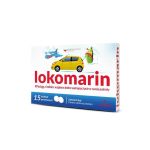 Lokomarin tabletki z wyciągiem z imbiru wspierającym dobre samopoczucie podczas podróży, 15 szt.
