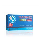 Magnez Gold Skurcz  tabletki ze składnikami uzupełniającymi codzienną dietę w magnez i potas, 50 szt.