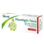 MaxAlgina  tabletki na ostry i długotrwały ból, 0,5 g, 10 szt.