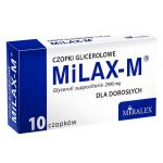 MiLAX-M czopki glicerolowe dla dorosłych, 10 szt.
