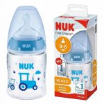 NUK First Choice+ butelka ze wskaźnikiem temperatury (0-6m) o pojemności 150ml, 1 szt.