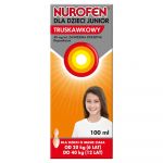 Nurofen Junior syrop przeciwbólowy i przeciwgorączkowy o smaku truskawkowym, 100 ml