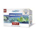 Naturkaps Omega - 3 Forte kapsułki z kwasami Omega-3 wspierającymi pracę serca, 60 szt.