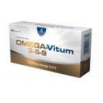 Omega-Vitum 3-6-9 kapsułki wspierające utrzymanie prawidłowego poziomu cholesterolu, 60 szt.