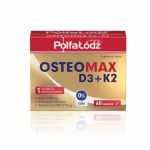 Osteomax D3+K2 tabletki z wapniem, witaminą D oraz witaminą K, 60 szt.