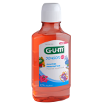 SUNSTAR GUM JUNIOR płyn do płukania jamy ustnej dla dzieci o smaku truskawkowym, 300 ml