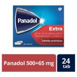 Panadol Extra tabletki o działaniu przeciwbólowym, 24 szt.
