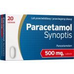 Paracetamol Synoptis  tabletki o działaniu przeciwbólowym i przeciwgorączkowym, 20 szt.