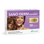 Sano-Derm Complex  tabletki dla osób chcących utrzymać zdrowe włosy i paznokcie, 30 szt.