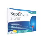 Septinum Silver tabletki ze składnikami wspomagającymi przy bólu gardła bez curku, 24 szt.