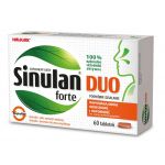 Sinulan Duo Forte tabletki powlekane ze składnikami wspierającymi drogi oddechowe i odporność, 60 szt.