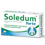 Soledum forte  kapsułki wspomagające w kaszlu i leczeniu zapalenia zatok, 20 szt. 