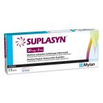 SUPLASYN 1-SHOT 20mg/2ml, preparat stosowany w objawowym leczeniu zapalenia kości i stawów, 1 strzykawka