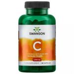 Swanson Vitamin C with Rose Hips 1000 mg kapsułki z wysoką zawartością witaminy C, 90 szt.