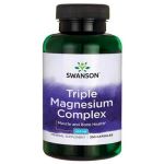 Swanson Triple Magnesium Complex  kapsułki ze składnikami uzupełniającymi codzienną dietę w magnez, 300 szt.