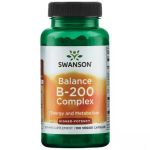 Swanson Balance B-200  kapsułki z witaminami z grupy B, 100 szt.