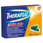 Theraflu Total Grip kapsułki na objawy przeziębienia, grypy oraz dreszcze, 16 szt.