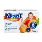 Vibovit Junior proszek w saszetkach o smaku truskawkowym z witaminami dla dzieci w wieku od 4-12 lat, 14 szt.
