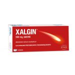 Xalgin  tabletki o działaniu przeciwbólowym i przeciwgorączkowym, 6 szt.