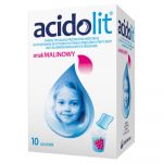 Acidolit o smaku malinowym dla dzieci, 10 sasz.