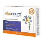 Akoneuro tabletki ze składnikami wspomagającymi układ nerwowy, 20 szt. 
