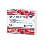 Ascofer Plus tabletki powlekane uzupełniające dietę w witaminę C i żelazo, 50 szt.