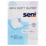 Seni Soft Super  podkłady higieniczne, 60 cm x 60 cm, 5 szt.