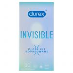 Durex Invisible Close Fit prezerwatywy dopasowane, 10 szt.