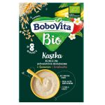 Bobovita Bio kaszka bezmleczna pełnoziarnista, wielozbożowa z bananem i truskawką, 8m+, 200 g