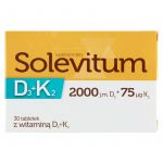 Solevitum D3+K2  tabletki z witaminą D3 i K2, 30 szt.