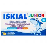 Iskial Junior kapsułki do żucia wspierające odporność o smaku cytrynowym, 30 szt.