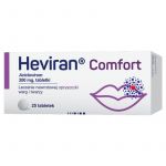 Heviran Comfort tabletki na leczenie nawrotowej opryszczki warg i twarzy, 25 szt.