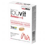 Ibuvit Żelazo + C  tabletki z witaminą C i żelazem, 30 szt.