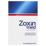 Zoxin-med szampon leczniczy przeciwłupieżowy, 6 saszetek 6 ml