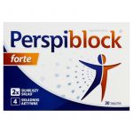 Perspiblock Forte tabletki ze składnikami hamującymi nadmierne pocenie się, 30 szt.