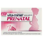 Acti Vita-miner Prenatal tabletki z zestawem witamin i minerałów dla kobiet w ciąży i karmiących piersią, 60 szt.