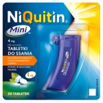 NiQuitin Mini  tabletki wspomagające rzucanie palenia, 20 szt. 