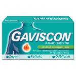 Gaviscon  tabletki do rozgryzania i żucia na refluks, zgagę, odbijanie o smaku mięty, 48 szt. 