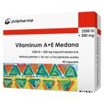 Vitaminum A + E Medana kapsułki na niedobór witamin A i E, 40 szt.